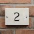 Portland Stone House Number 14 x 10cm 1 Digit