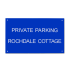 Acrylic House Sign Rectangle 50 x 30cm