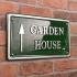 Polished Aluminium Rectangle House Sign 44.5 x 25cm