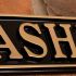 Brass Rectangle House Sign 30.5 x 6.5cm