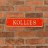 Brass Rectangle House Sign 43 x 10cm