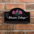 Engraved Ceramic House Sign Bridge 27.5 x 16.5cm BLACK