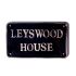 Polished Aluminium Rectangle House Sign 44.5 x 25cm