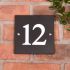 Granite House Number 15 x 15cm 3 Digit