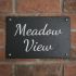 Rustic Slate House Sign 30.5 x 20cm 2 Line