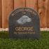 Pet Gravestone with Photo - Smooth Slate, Medium 29 x 20cm