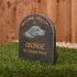 Pet Gravestone with Photo - Smooth Slate, Medium 29 x 20cm