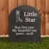 Pet Gravestone with Photo - Smooth Slate, Large 45 x 27cm