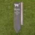 Memorial Stake - Smooth Slate, Large 46 x 10cm