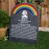 Rainbow Bridge Gravestone with Photo, Large 45 x 27cm