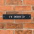 Rustic Slate House Sign 45.5 x 10cm 1 Line