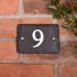 Rustic Slate House Number 14 x 10cm 1 Digit