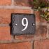 Rustic Slate House Number 14 x 10cm 1 Digit