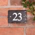 Rustic Slate House Number 14 x 10cm 2 Digit