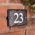 Rustic Slate House Number 14 x 10cm 2 Digit