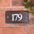 Rustic Slate House Number 18 x 10cm 3 Digit