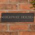 Rustic Slate House Sign 35.5 x 10cm 1 Line