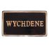 Brass Rectangle House Sign 44.5 x 25cm