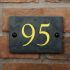 Smooth Slate House Number 14 x 10cm 2 Digit