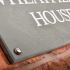 Smooth Green Slate House Sign 35.5 x 20cm 2 or3 Line