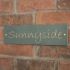 Smooth Green Slate House Sign 35.5 x 10cm 1 Line